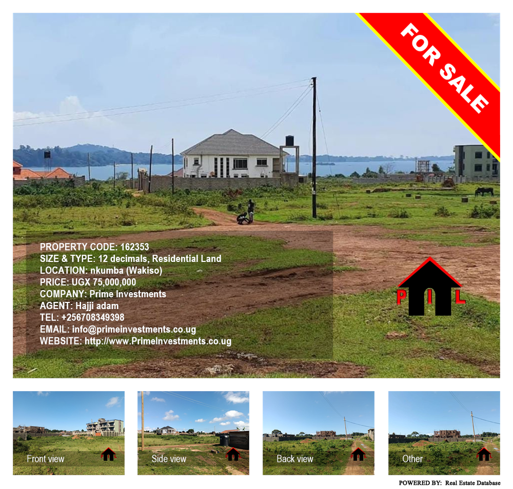 Residential Land  for sale in Nkumba Wakiso Uganda, code: 162353