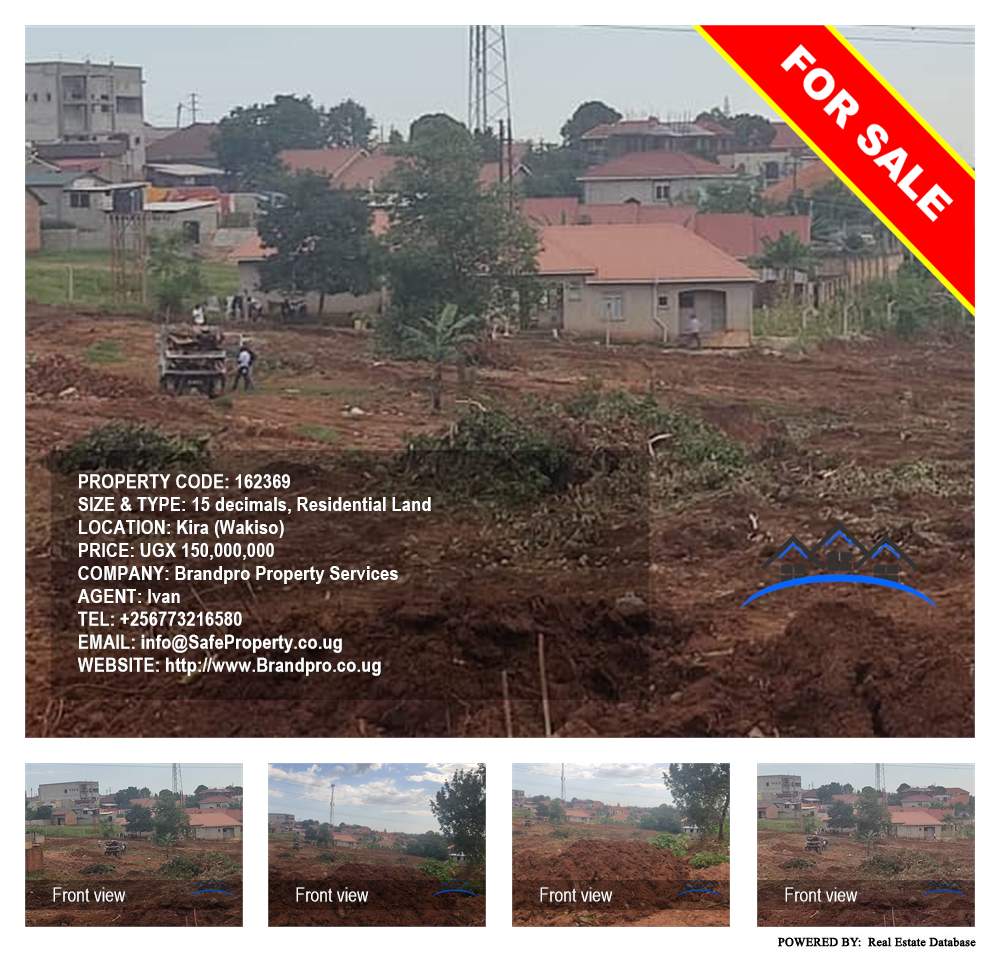 Residential Land  for sale in Kira Wakiso Uganda, code: 162369