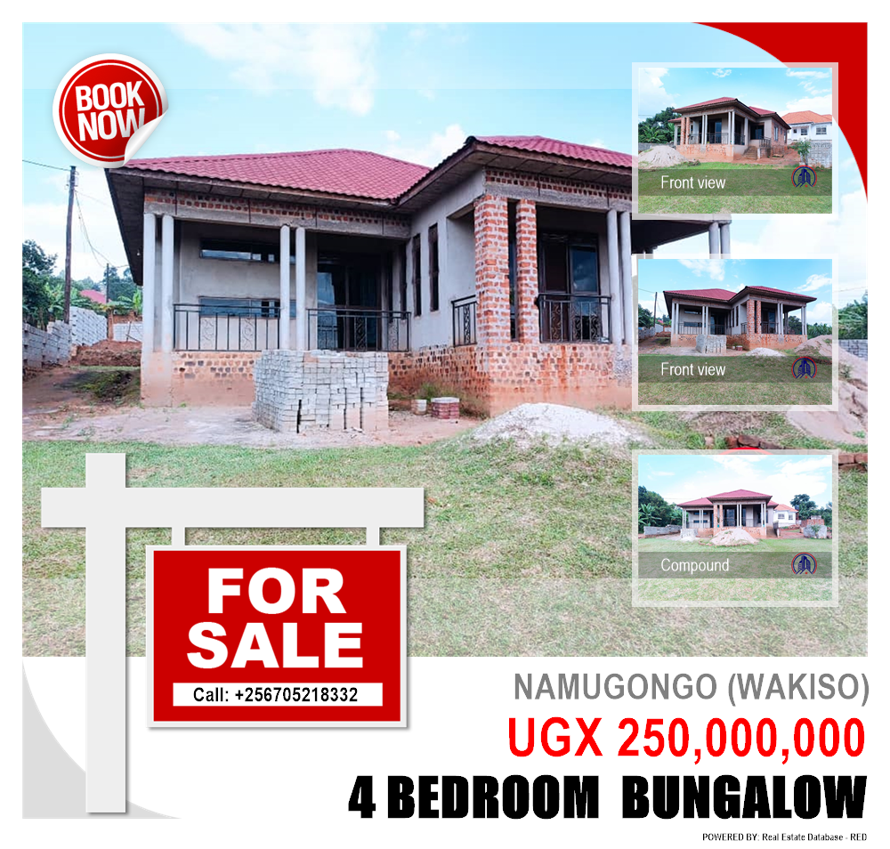 4 bedroom Bungalow  for sale in Namugongo Wakiso Uganda, code: 162378