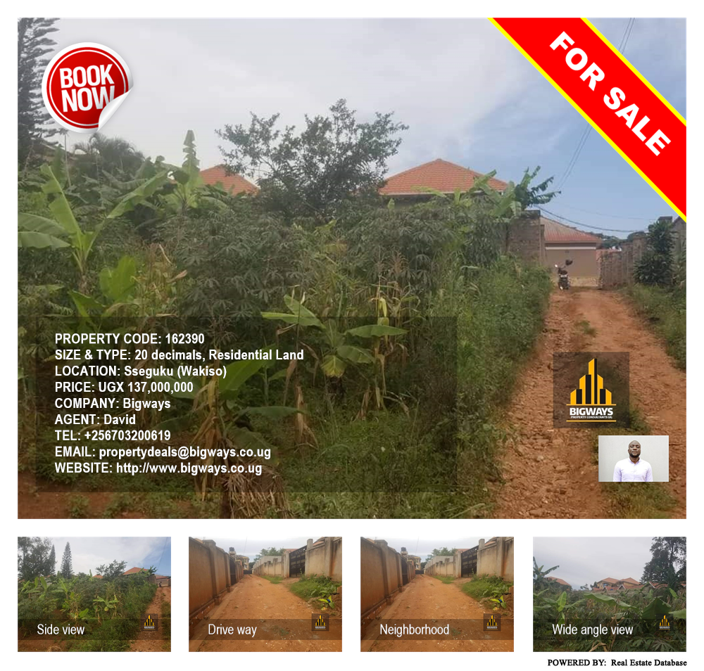 Residential Land  for sale in Seguku Wakiso Uganda, code: 162390