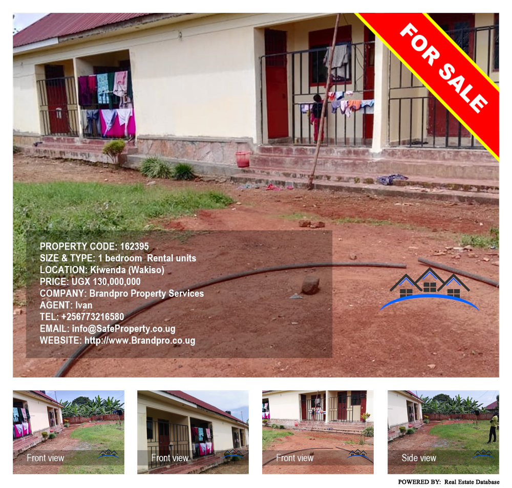 1 bedroom Rental units  for sale in Kiwenda Wakiso Uganda, code: 162395