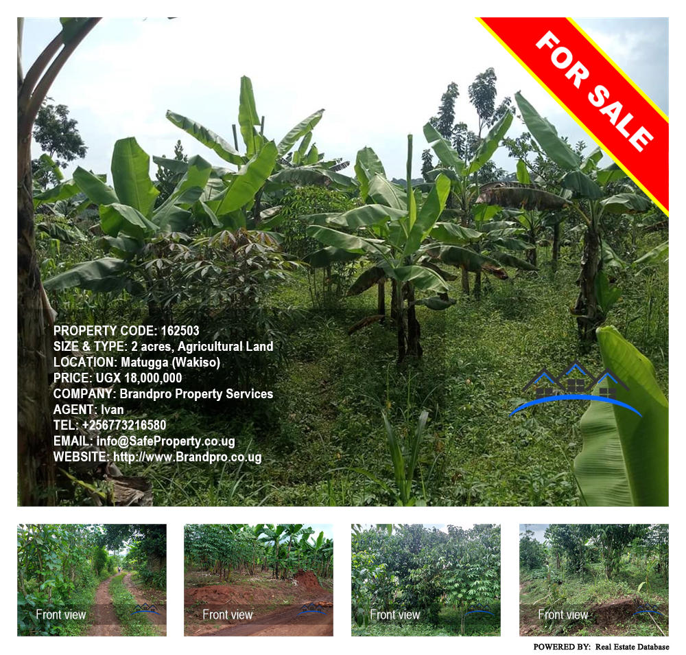 Agricultural Land  for sale in Matugga Wakiso Uganda, code: 162503