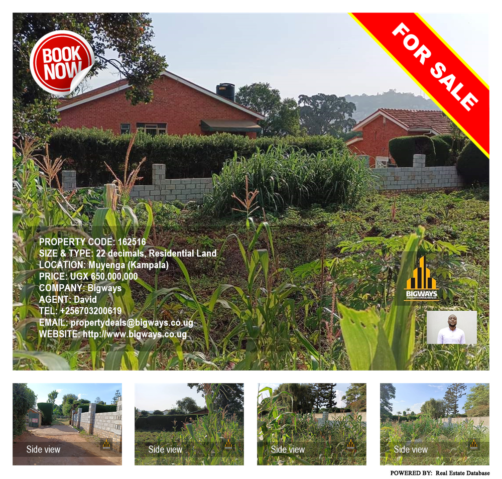 Residential Land  for sale in Muyenga Kampala Uganda, code: 162516