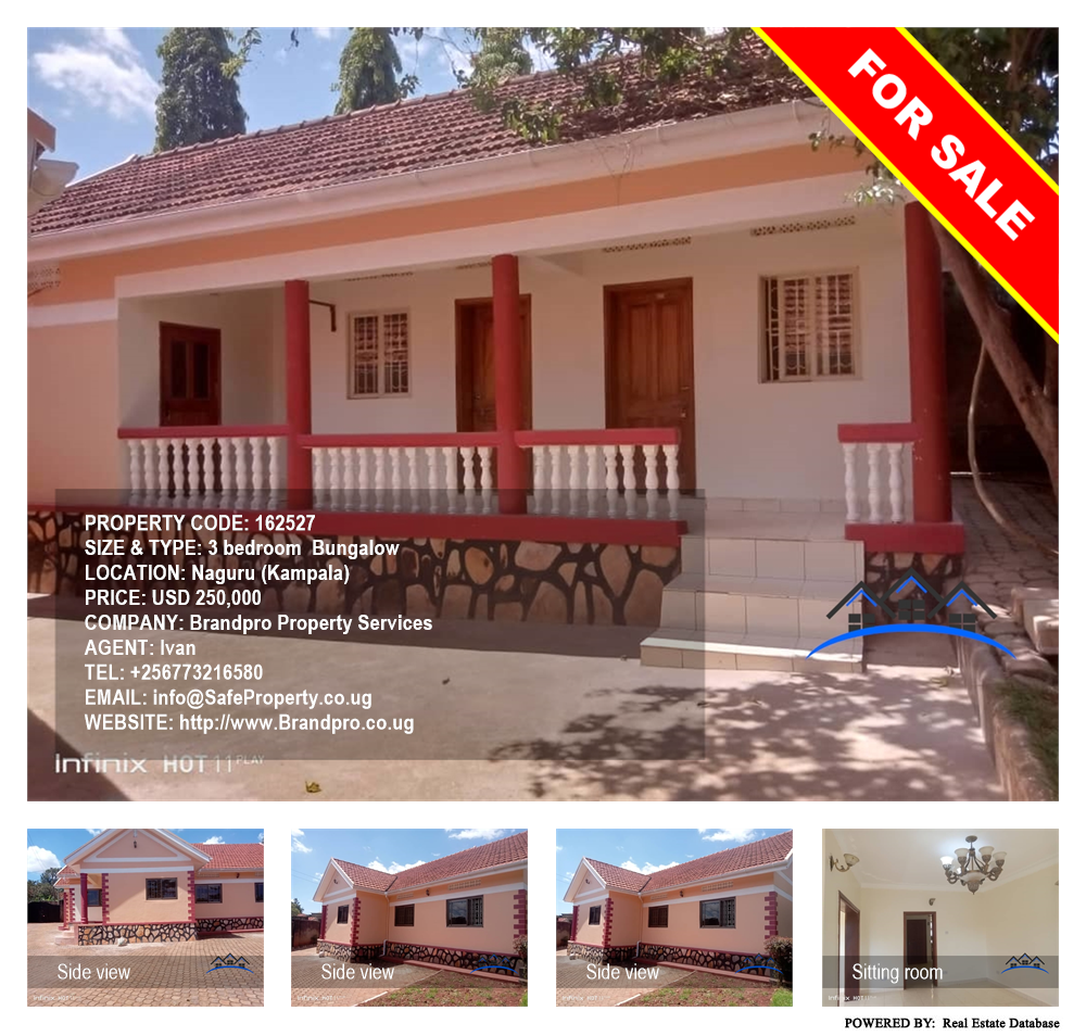 3 bedroom Bungalow  for sale in Naguru Kampala Uganda, code: 162527