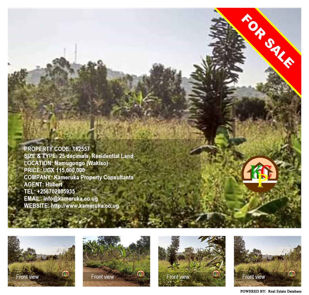 Residential Land  for sale in Namugongo Wakiso Uganda, code: 162557