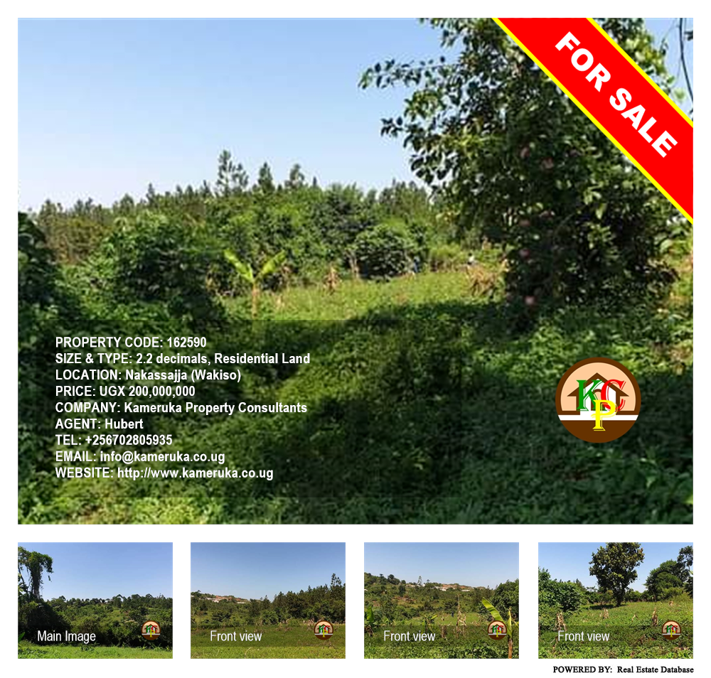 Residential Land  for sale in Nakassajja Wakiso Uganda, code: 162590