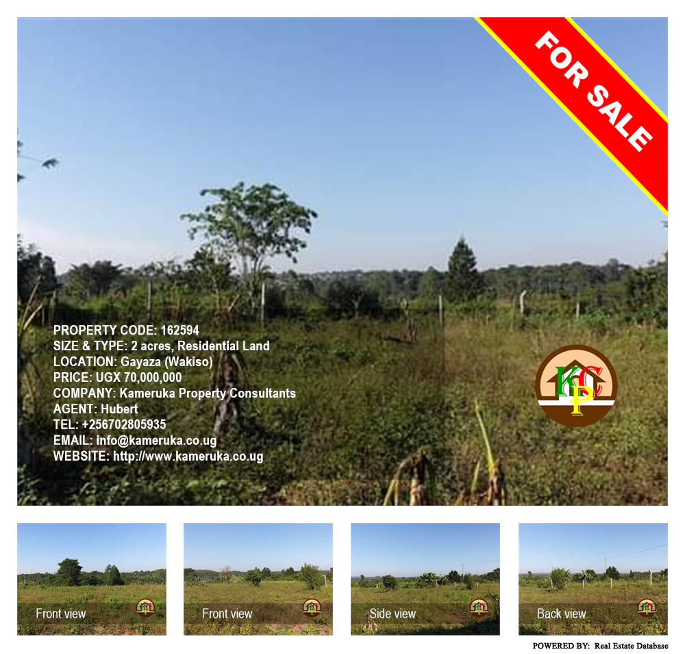 Residential Land  for sale in Gayaza Wakiso Uganda, code: 162594