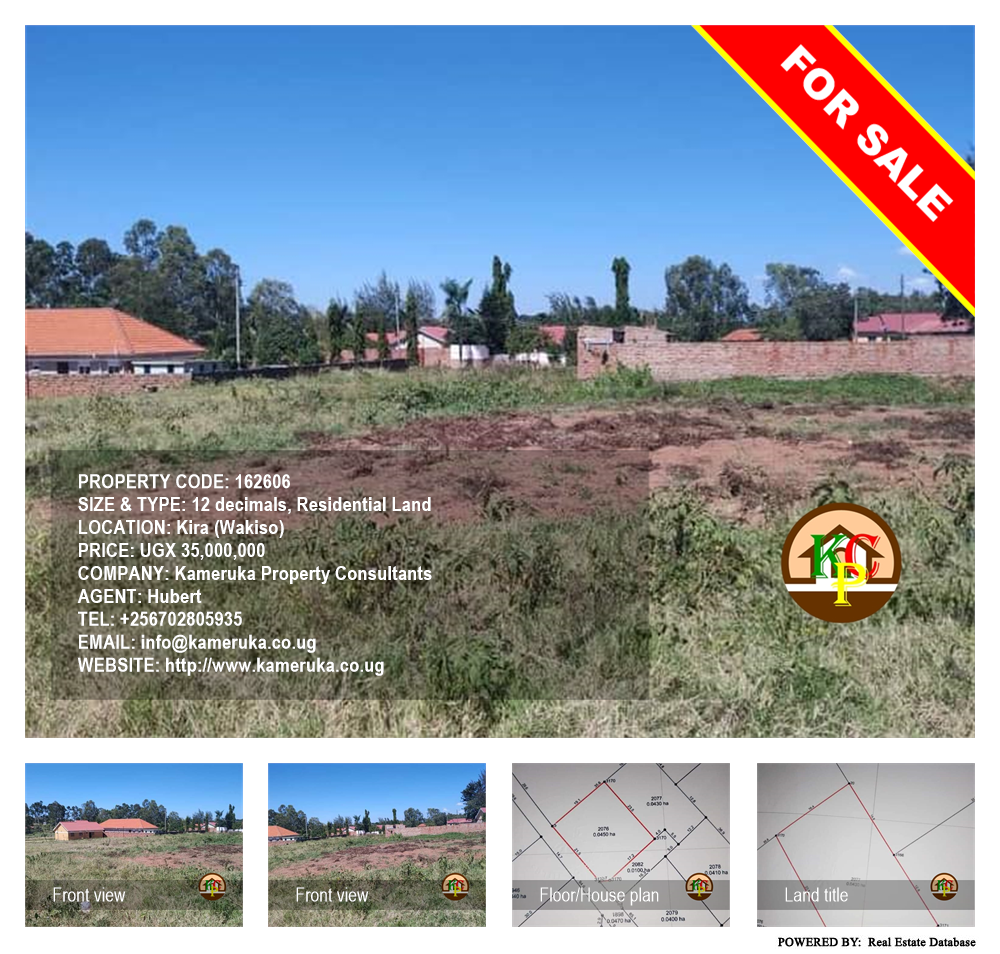 Residential Land  for sale in Kira Wakiso Uganda, code: 162606