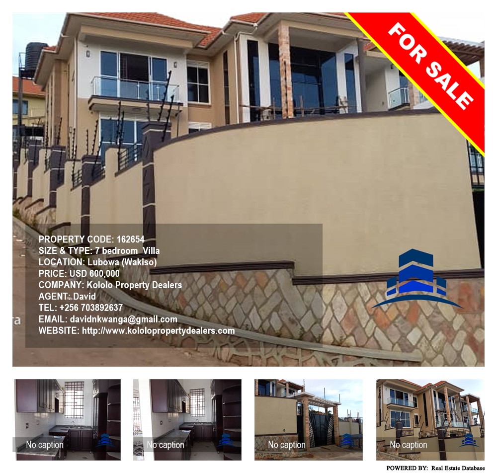 7 bedroom Villa  for sale in Lubowa Wakiso Uganda, code: 162654