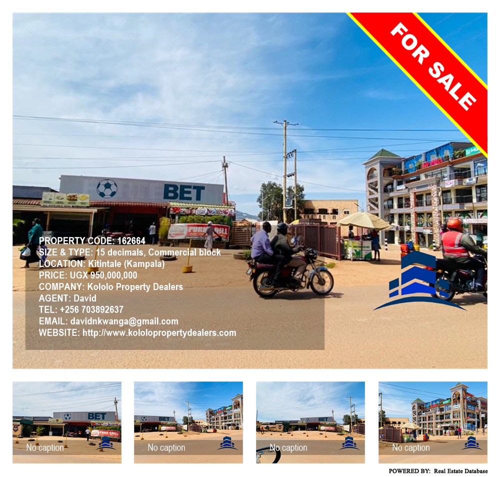 Commercial block  for sale in Kitintale Kampala Uganda, code: 162664