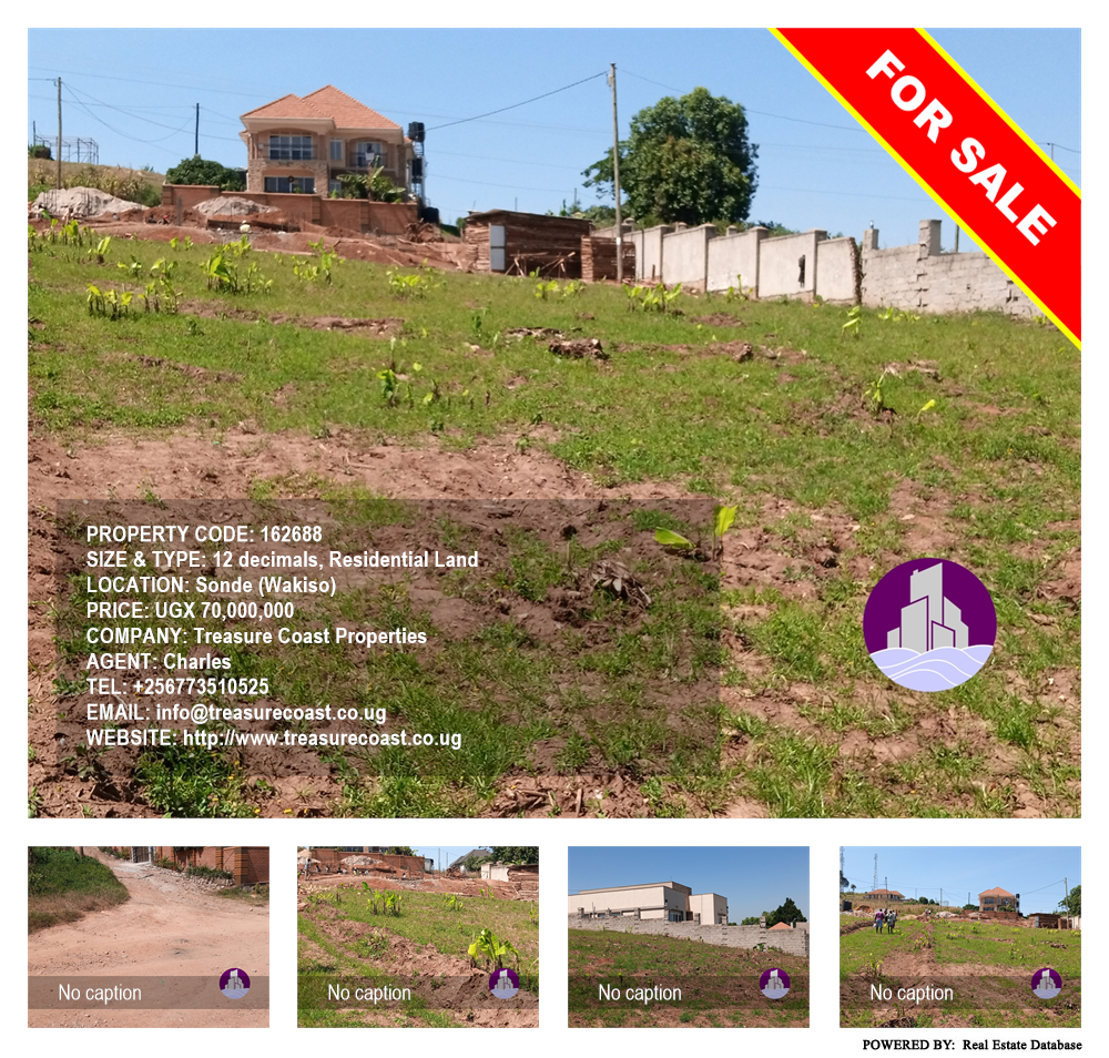 Residential Land  for sale in Sonde Wakiso Uganda, code: 162688