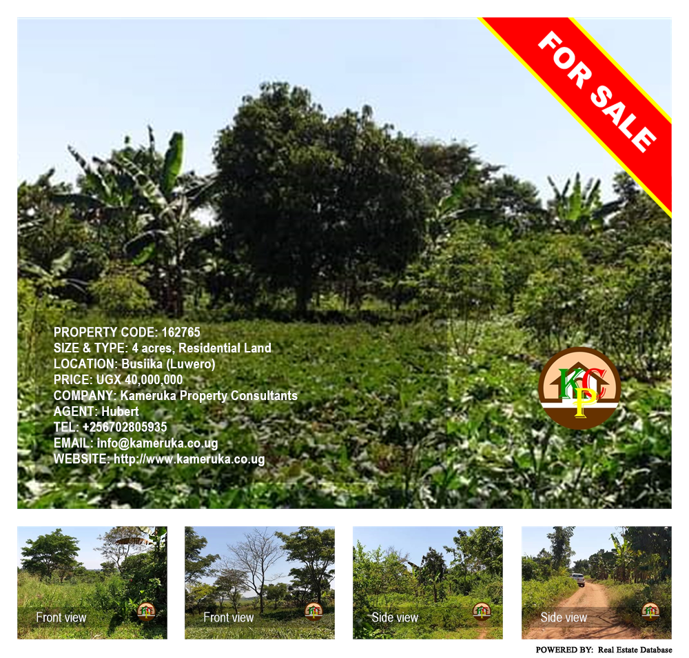 Residential Land  for sale in Busiika Luweero Uganda, code: 162765