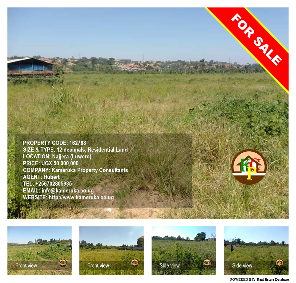 Residential Land  for sale in Najjera Luweero Uganda, code: 162768