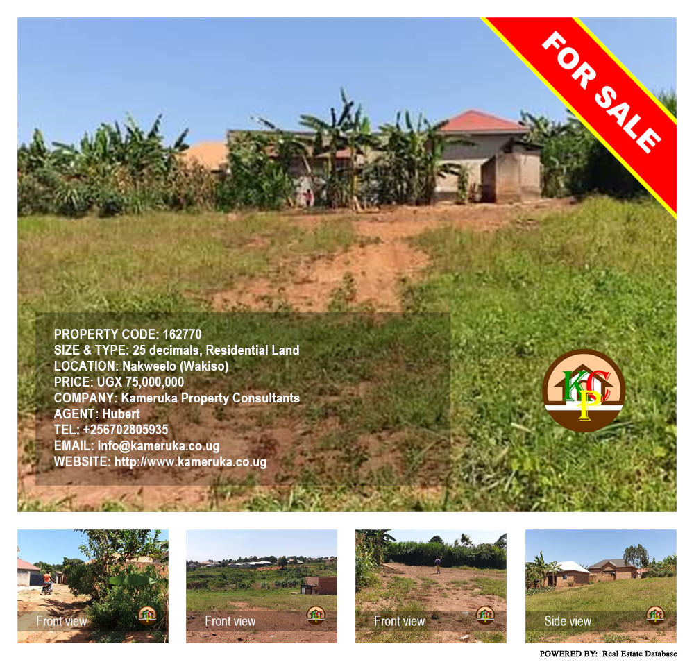 Residential Land  for sale in Nakweelo Wakiso Uganda, code: 162770