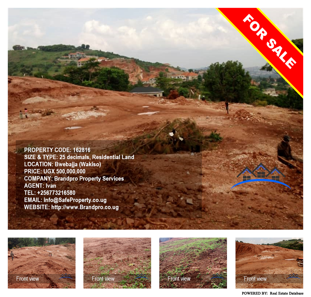 Residential Land  for sale in Bwebajja Wakiso Uganda, code: 162816