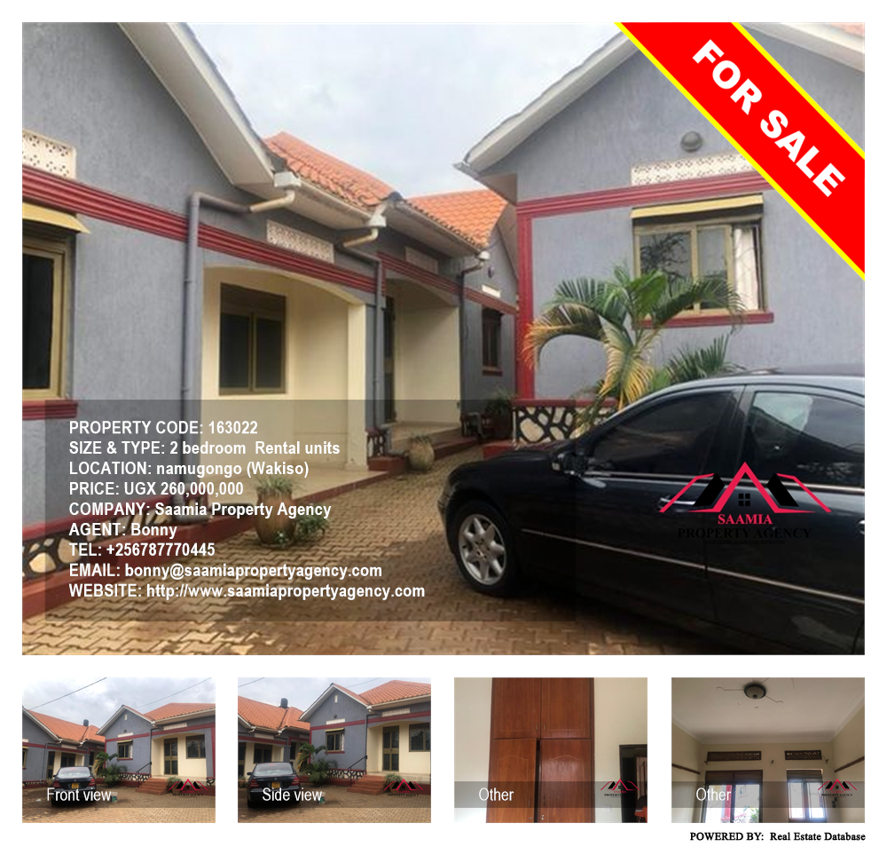 2 bedroom Rental units  for sale in Namugongo Wakiso Uganda, code: 163022