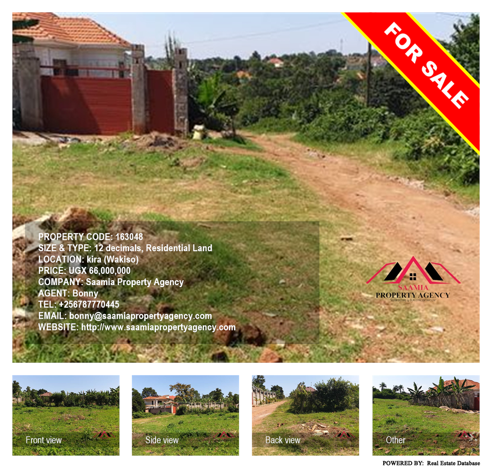 Residential Land  for sale in Kira Wakiso Uganda, code: 163048