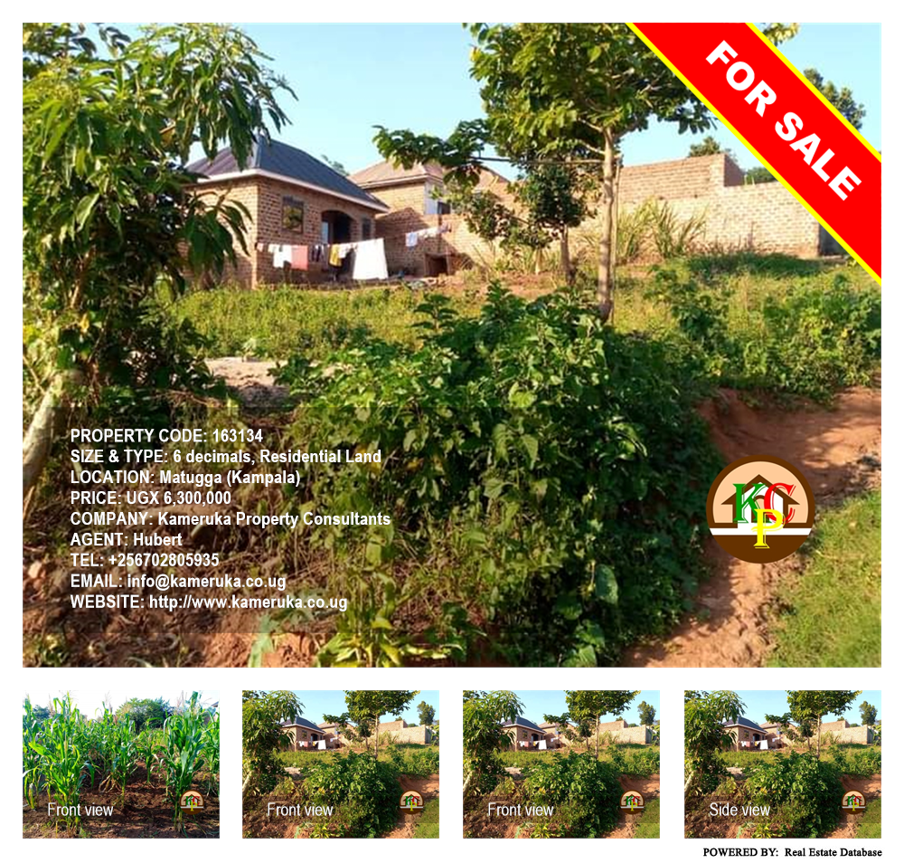 Residential Land  for sale in Matugga Kampala Uganda, code: 163134