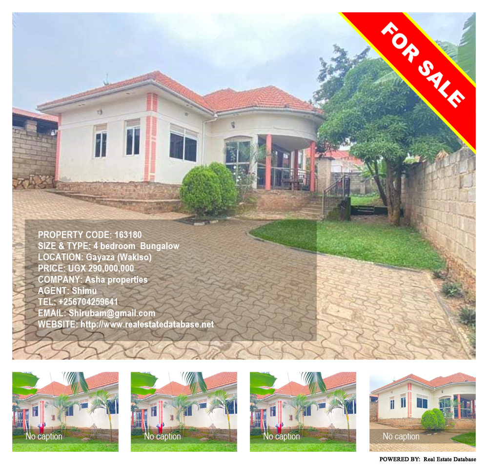 4 bedroom Bungalow  for sale in Gayaza Wakiso Uganda, code: 163180