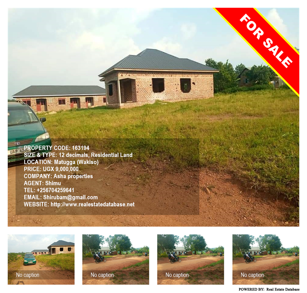 Residential Land  for sale in Matugga Wakiso Uganda, code: 163194