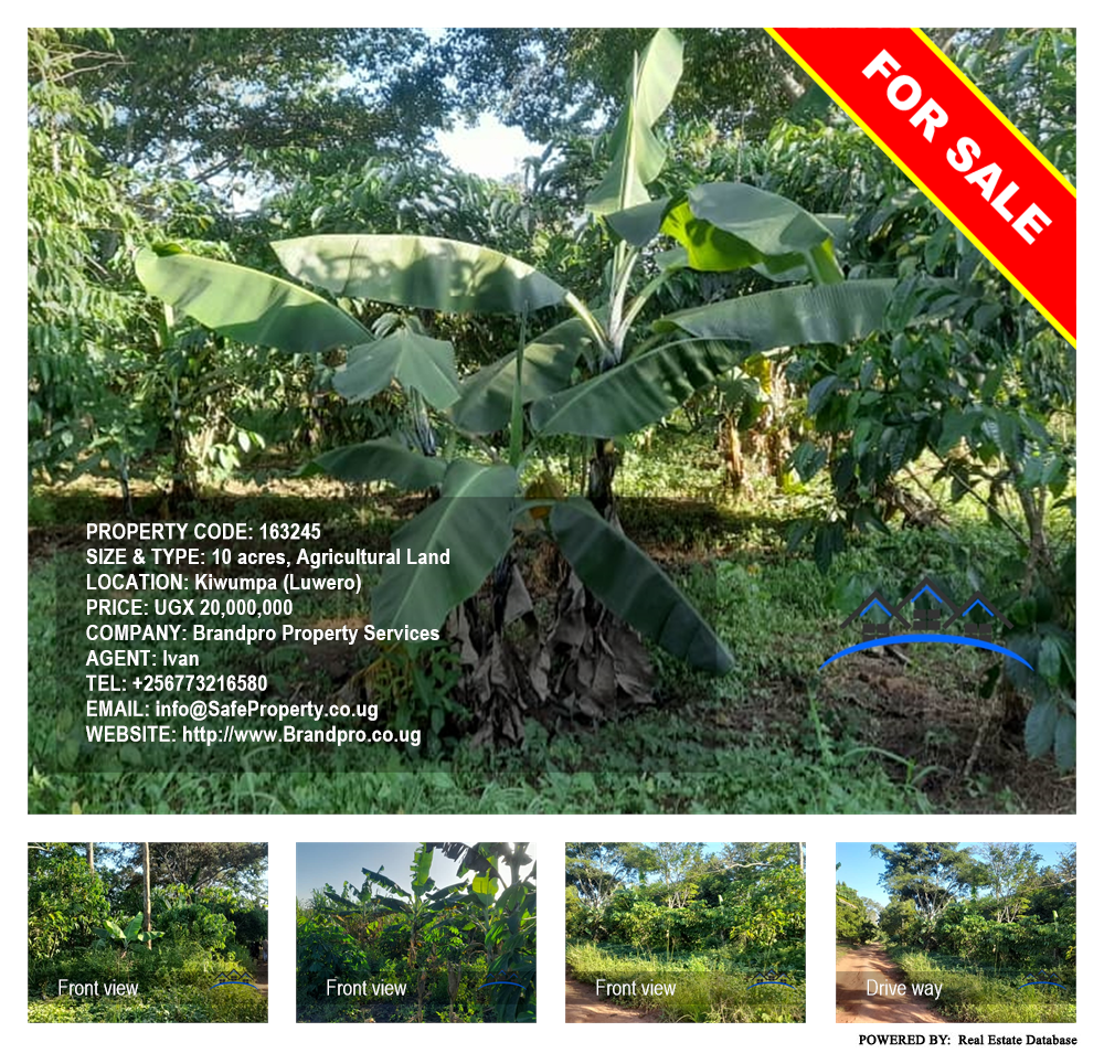 Agricultural Land  for sale in Kiwumpa Luweero Uganda, code: 163245