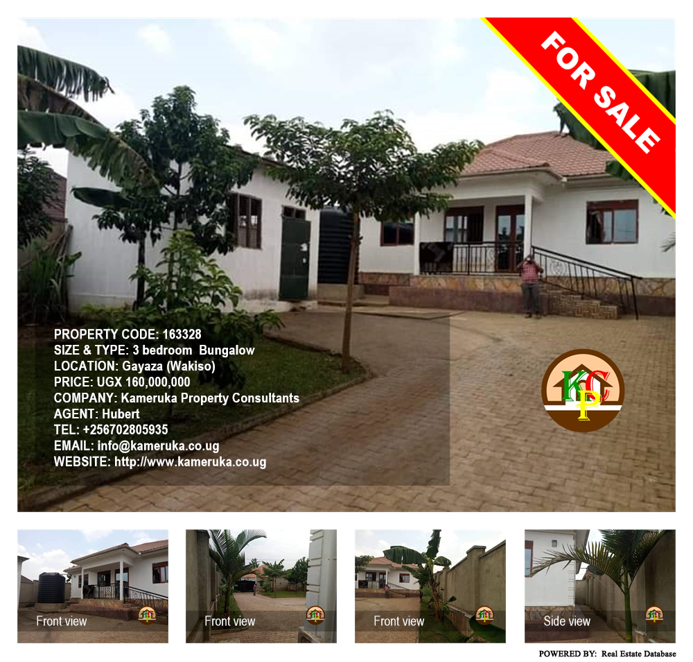 3 bedroom Bungalow  for sale in Gayaza Wakiso Uganda, code: 163328