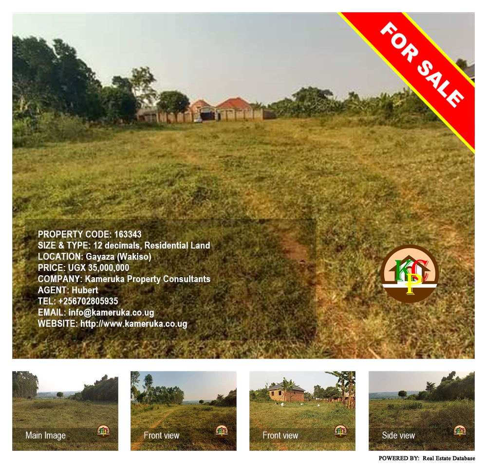 Residential Land  for sale in Gayaza Wakiso Uganda, code: 163343