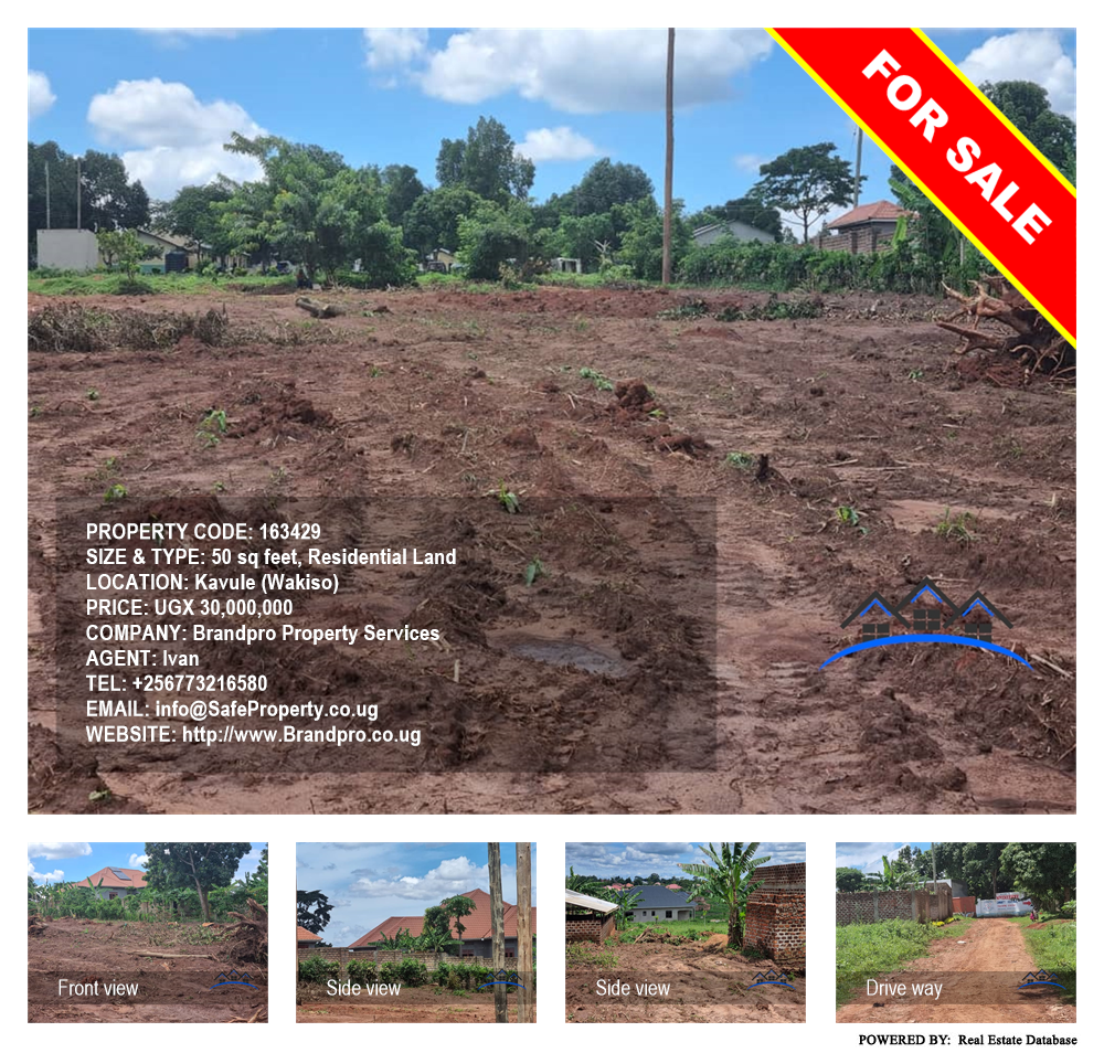 Residential Land  for sale in Kavule Wakiso Uganda, code: 163429