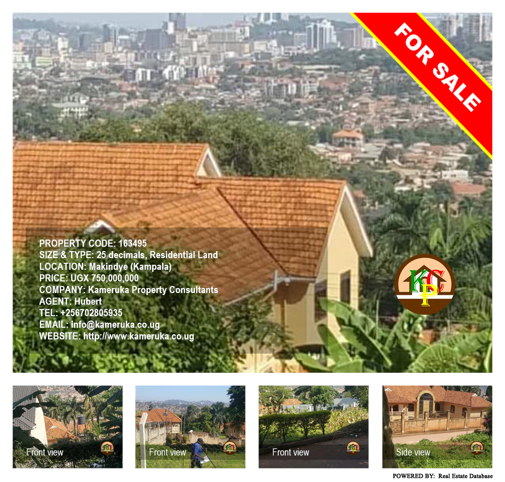 Residential Land  for sale in Makindye Kampala Uganda, code: 163495