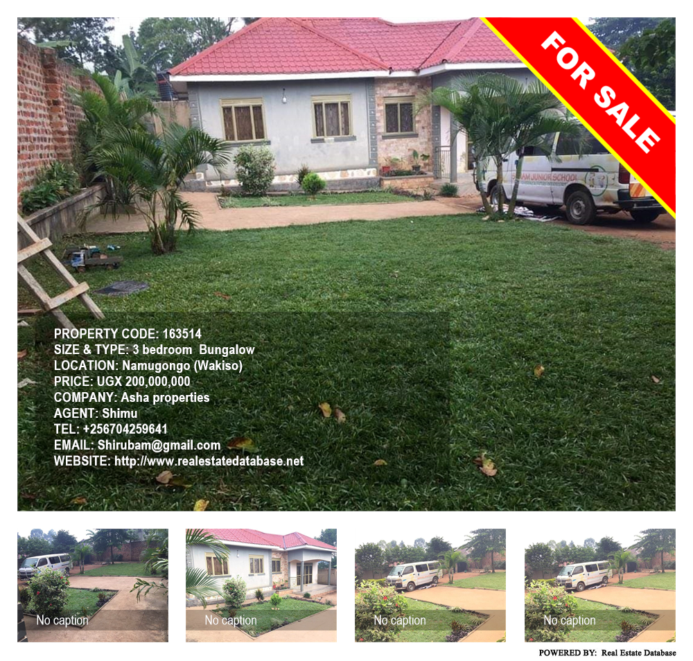 3 bedroom Bungalow  for sale in Namugongo Wakiso Uganda, code: 163514