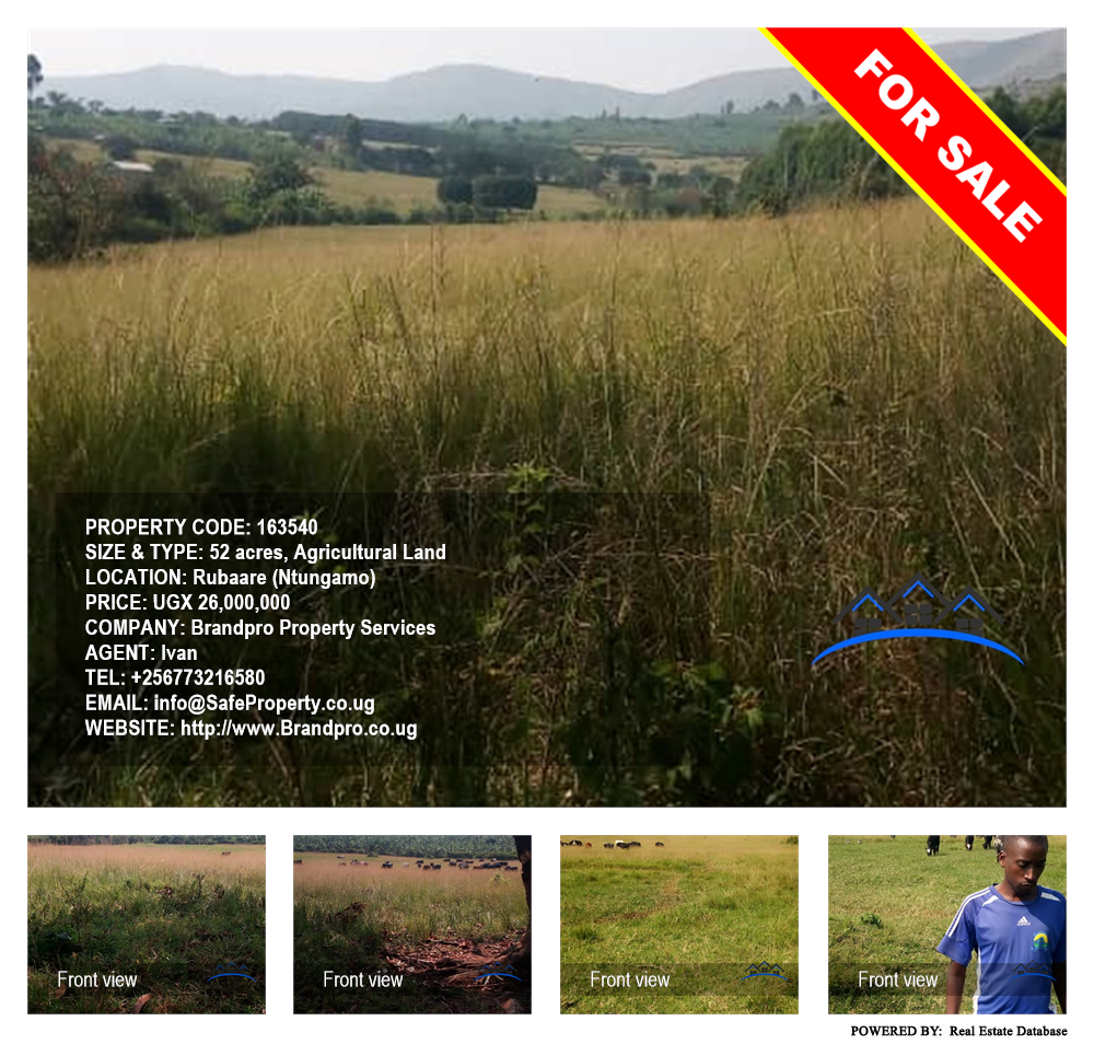 Agricultural Land  for sale in Rubaare Ntungamo Uganda, code: 163540