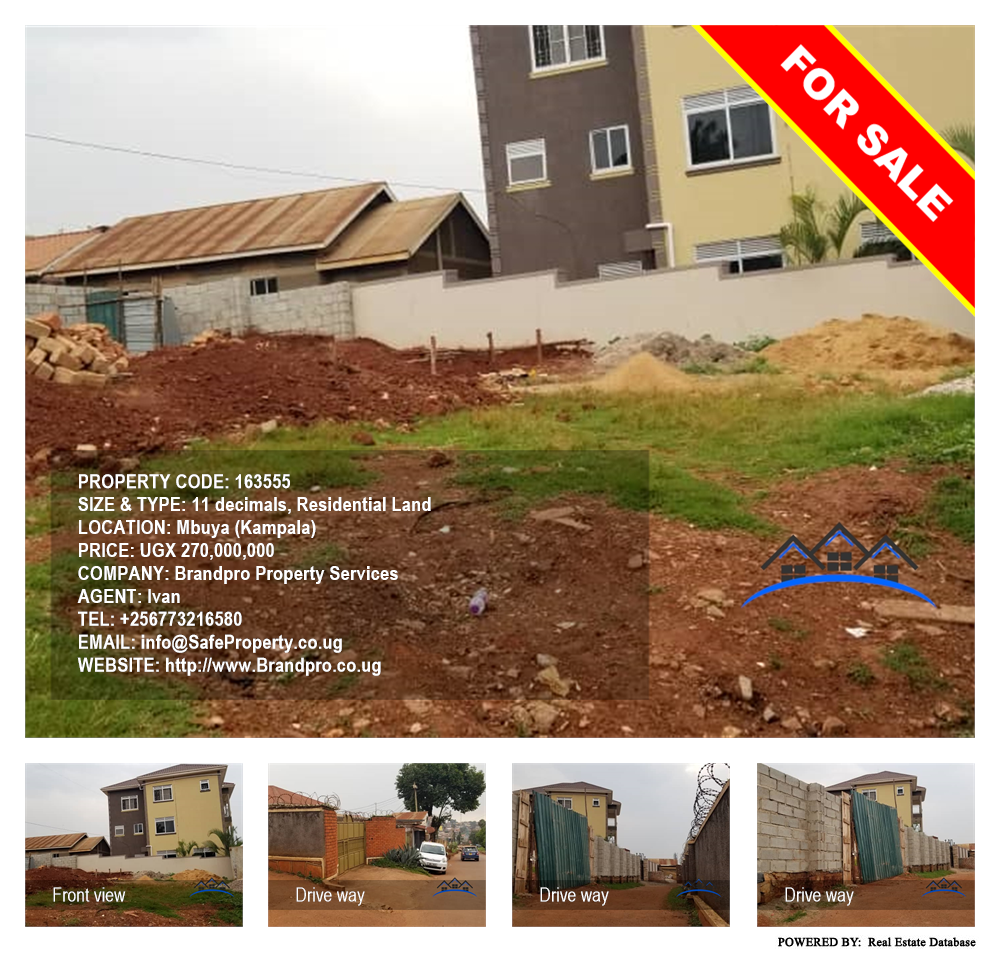 Residential Land  for sale in Mbuya Kampala Uganda, code: 163555