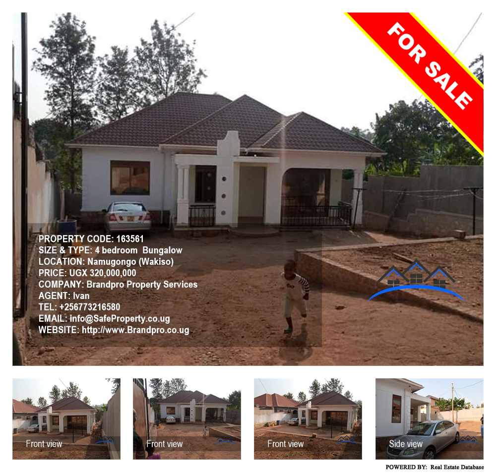 4 bedroom Bungalow  for sale in Namugongo Wakiso Uganda, code: 163561