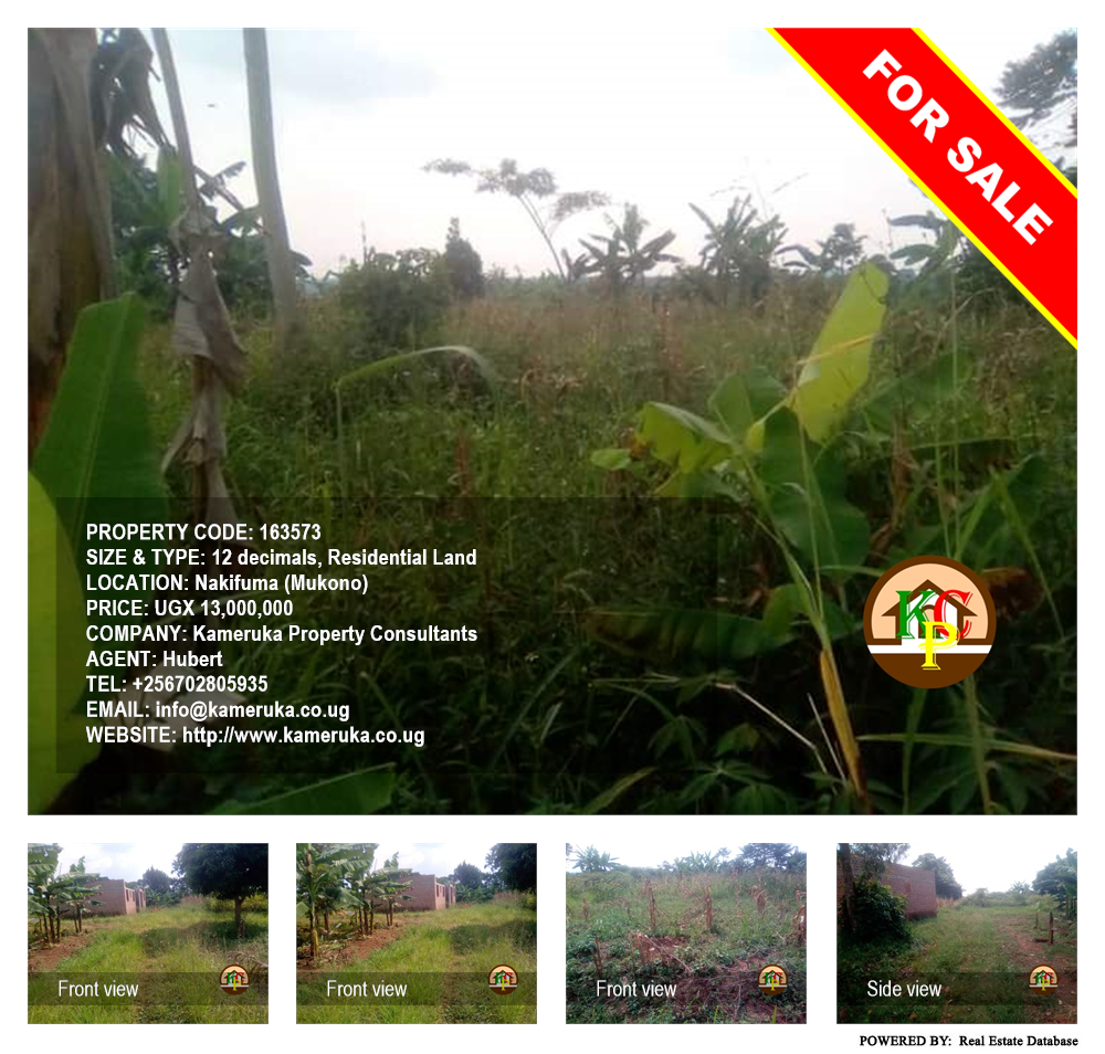 Residential Land  for sale in Nakifuma Mukono Uganda, code: 163573