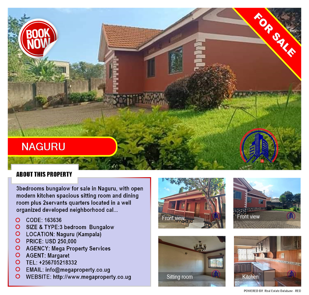 3 bedroom Bungalow  for sale in Naguru Kampala Uganda, code: 163636