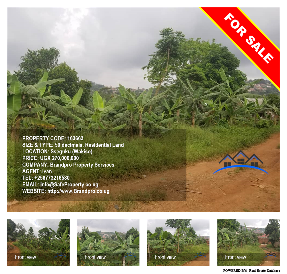 Residential Land  for sale in Seguku Wakiso Uganda, code: 163663