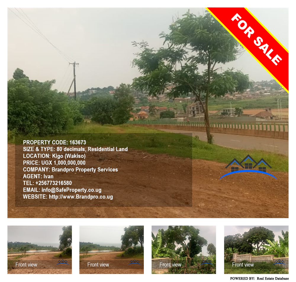 Residential Land  for sale in Kigo Wakiso Uganda, code: 163673