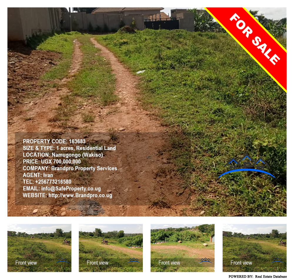 Residential Land  for sale in Namugongo Wakiso Uganda, code: 163683