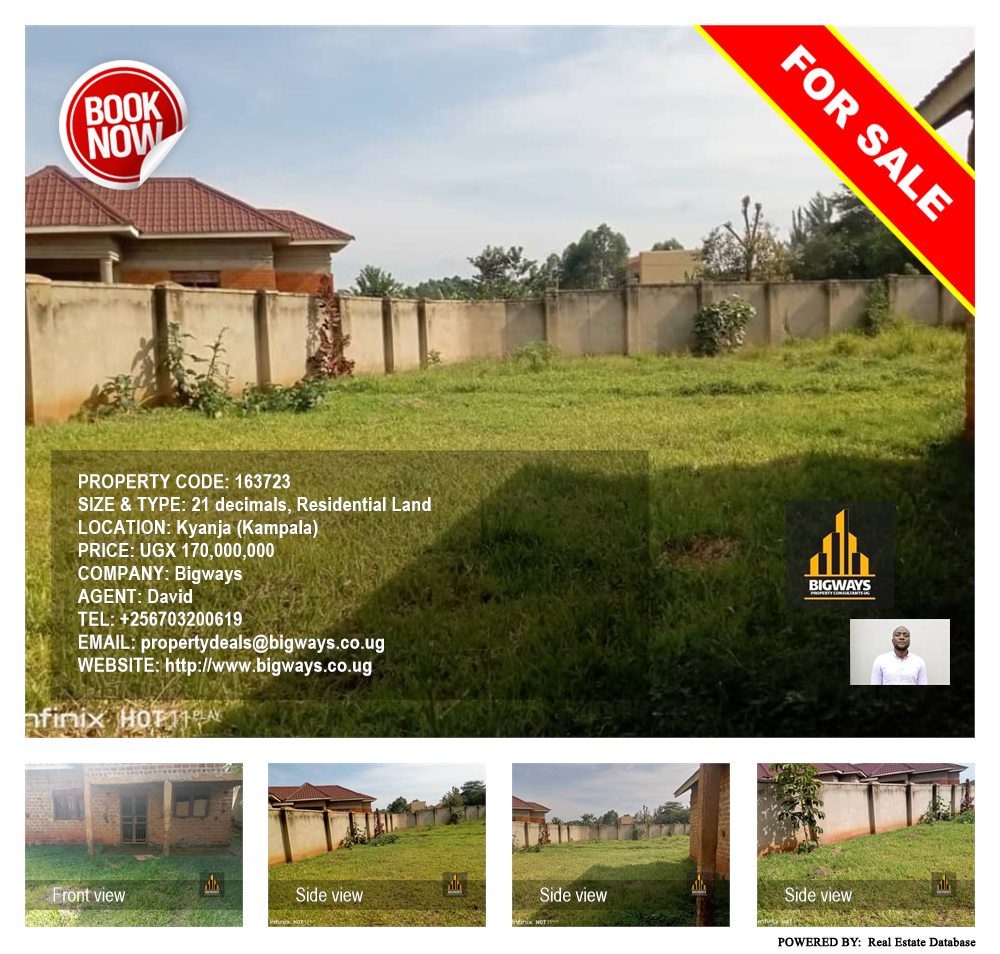 Residential Land  for sale in Kyanja Kampala Uganda, code: 163723