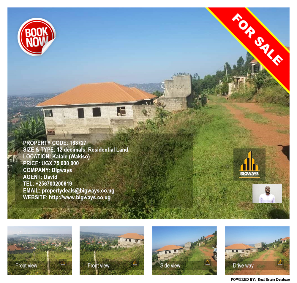 Residential Land  for sale in Katale Wakiso Uganda, code: 163727