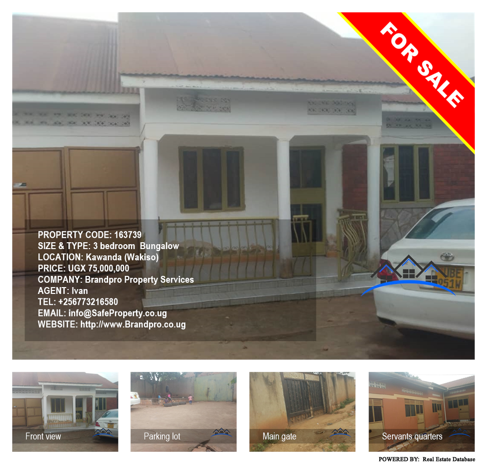 3 bedroom Bungalow  for sale in Kawanda Wakiso Uganda, code: 163739