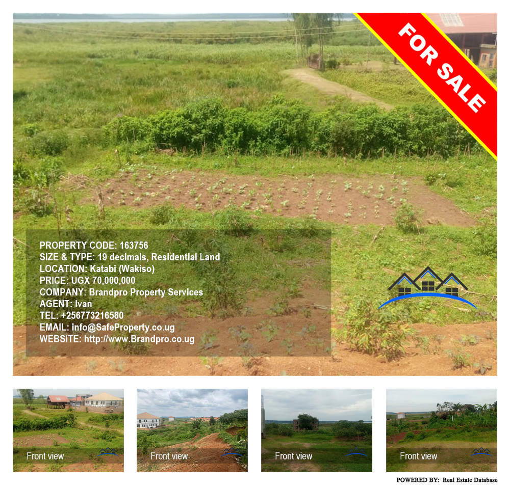 Residential Land  for sale in Katabi Wakiso Uganda, code: 163756