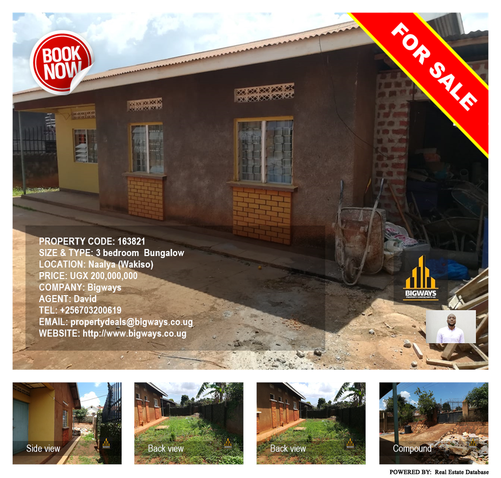 3 bedroom Bungalow  for sale in Naalya Wakiso Uganda, code: 163821