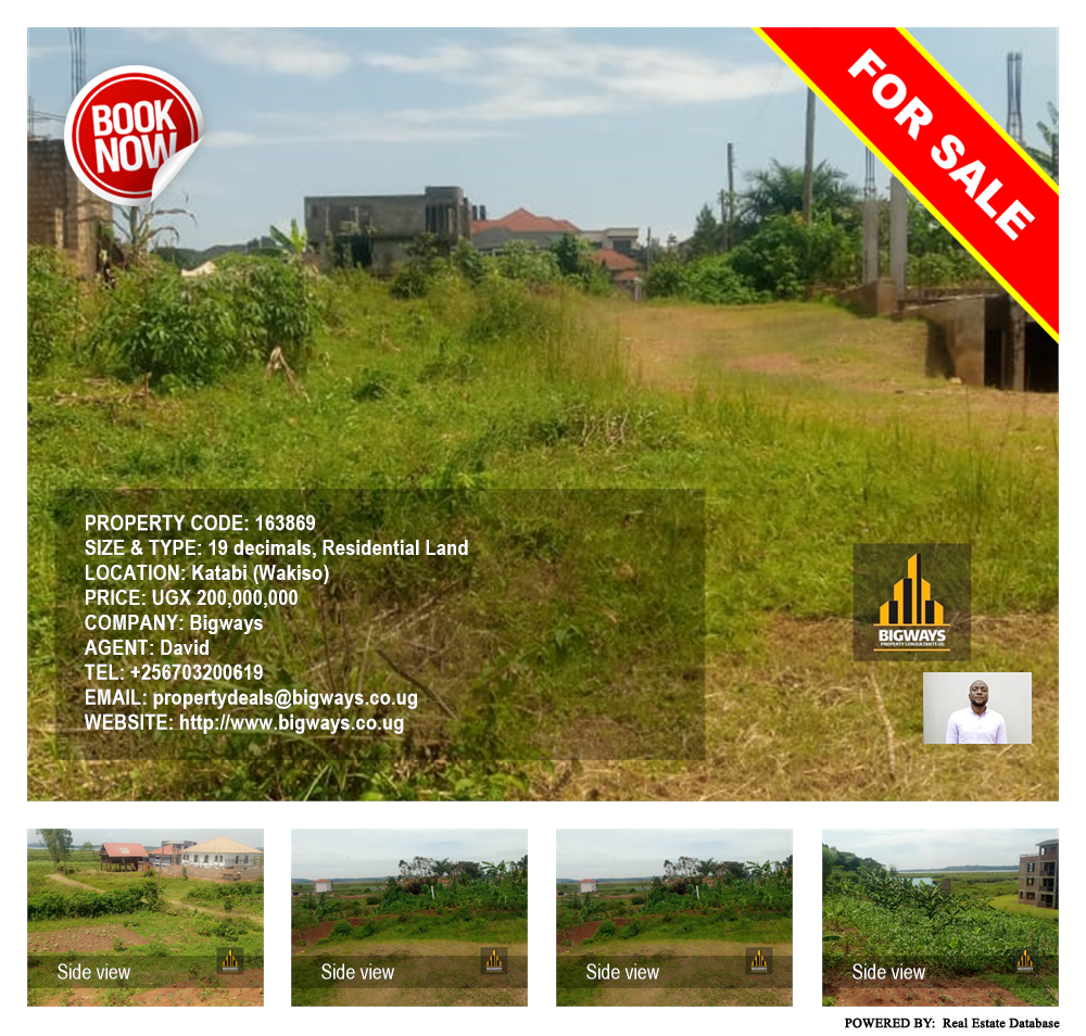 Residential Land  for sale in Katabi Wakiso Uganda, code: 163869