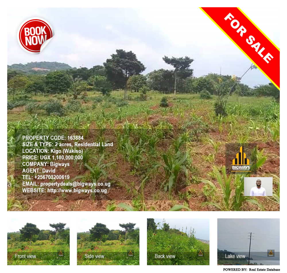 Residential Land  for sale in Kigo Wakiso Uganda, code: 163884