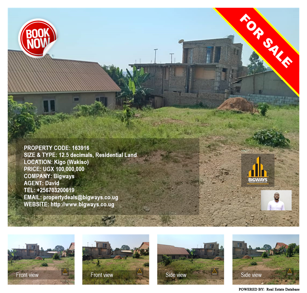 Residential Land  for sale in Kigo Wakiso Uganda, code: 163916