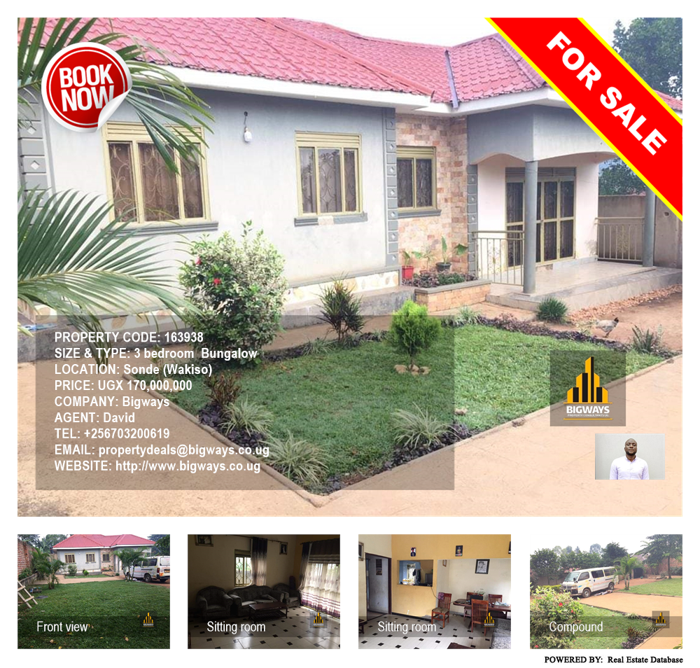 3 bedroom Bungalow  for sale in Sonde Wakiso Uganda, code: 163938