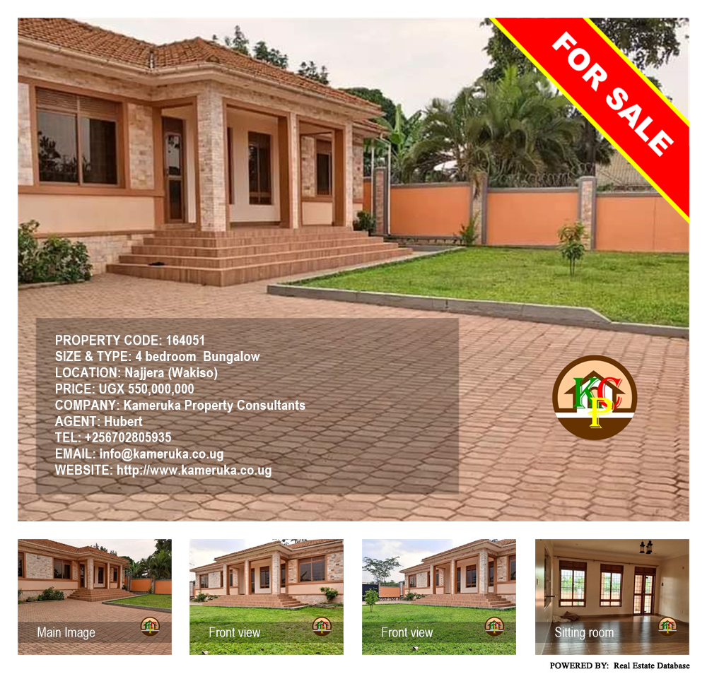 4 bedroom Bungalow  for sale in Najjera Wakiso Uganda, code: 164051