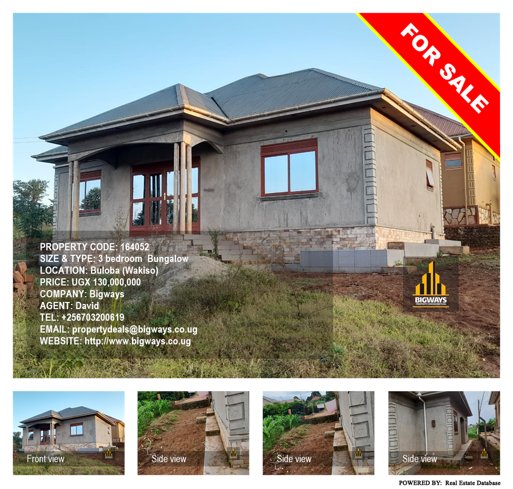 3 bedroom Bungalow  for sale in Buloba Wakiso Uganda, code: 164052