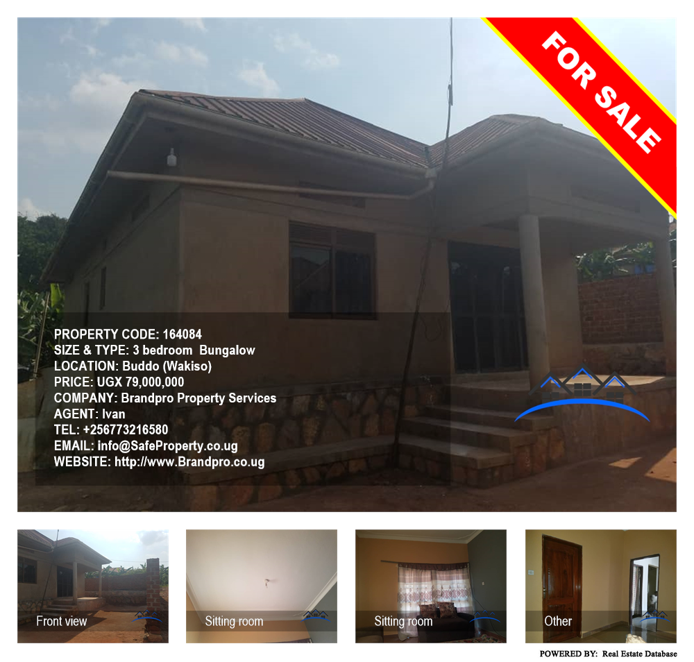 3 bedroom Bungalow  for sale in Buddo Wakiso Uganda, code: 164084